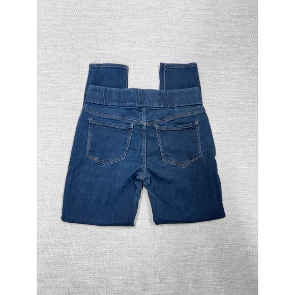 LIVERPOOL Jeans Sienna Pull-On Stretch Dark Wash Blue MidRise Back Pockets 10 - Picture 4 of 12